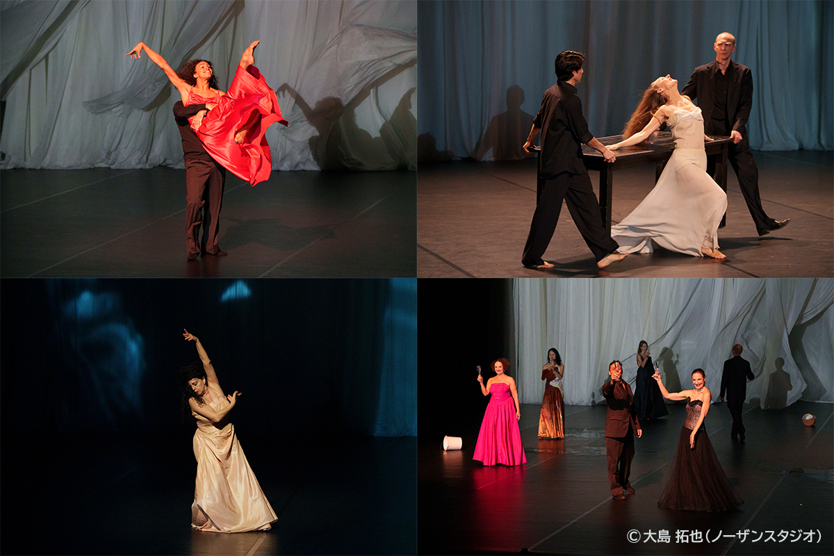 舞台で踊るダンサーたち